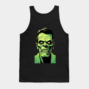 Frankenstein Monster Scary Halloween Costume Tank Top